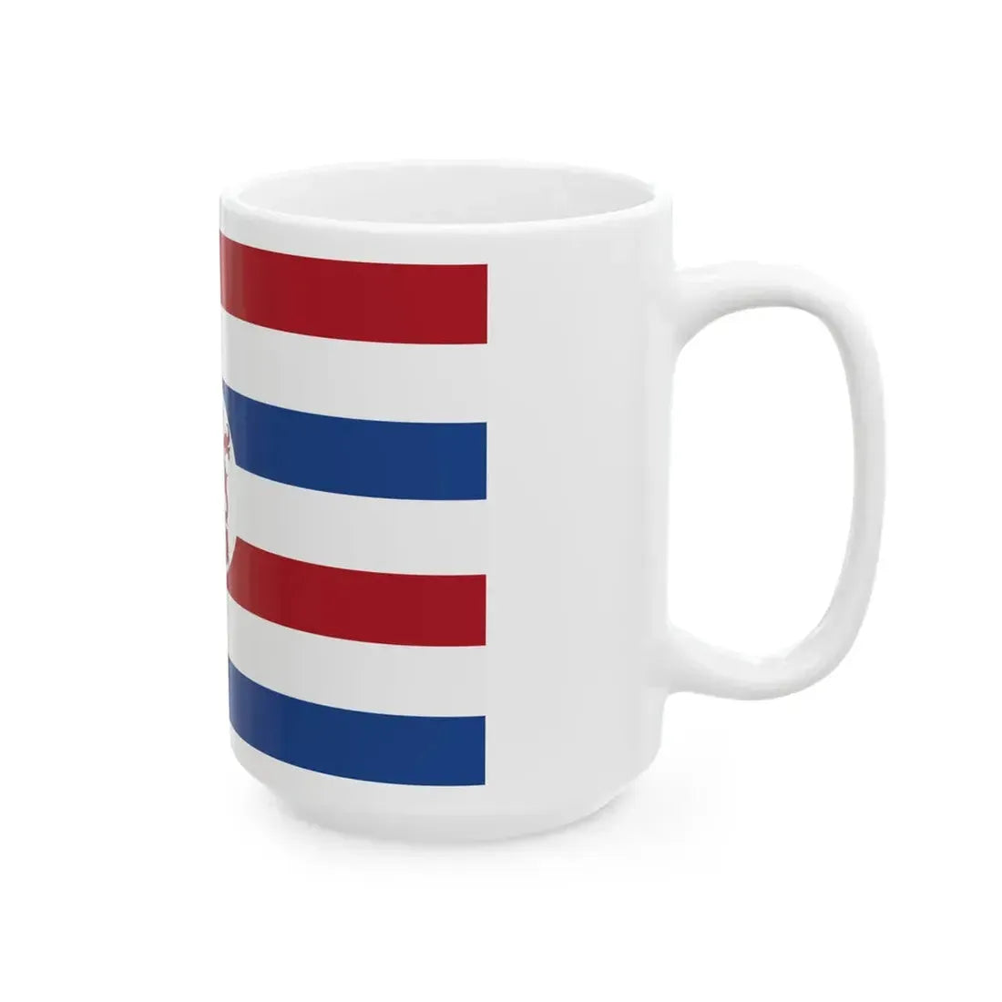 Onderscheidingsvlagvoor de Staatssecretaris van Oorlog (Netherlands) White Coffee Mug - Go Mug Yourself