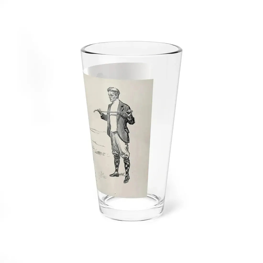 One Difficulty of the Game, Life magazine, September 21, 1899 (Magazine Illustration) Pint Glass 16oz - Go Mug Yourself