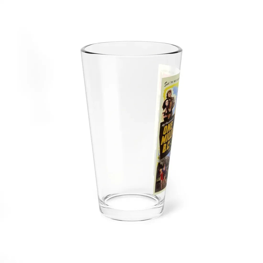 ONE MILLION B.C. 1940 Movie Poster - Pint Glass 16oz - Go Mug Yourself