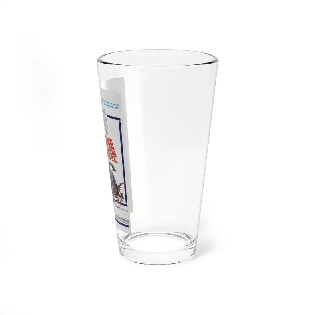 ONE MILLION YEARS B.C 1986 Movie Poster - Pint Glass 16oz - Go Mug Yourself