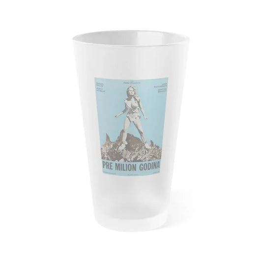 ONE MILLION YEARS B.C (2) 1986 Movie Poster - Frosted Pint Glass 16oz 16oz Frosted - Go Mug Yourself