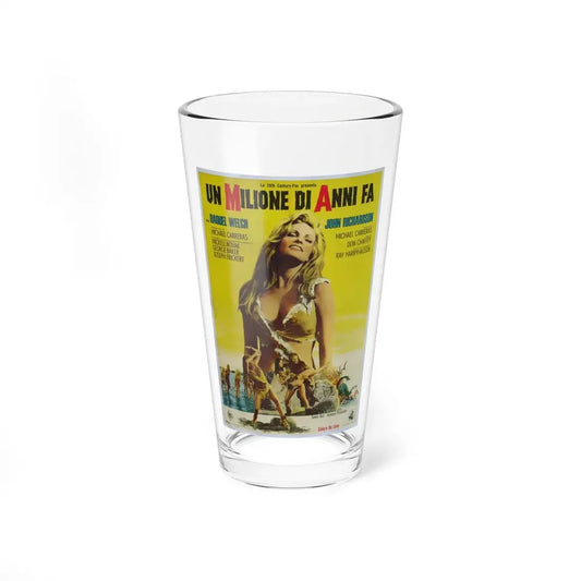 ONE MILLION YEARS B.C (ITALIAN) 1986 Movie Poster - Pint Glass 16oz 16oz - Go Mug Yourself