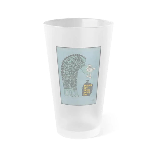 ONE MILLION YEARS B.C (POLISH) 1986 Movie Poster - Frosted Pint Glass 16oz 16oz Frosted - Go Mug Yourself