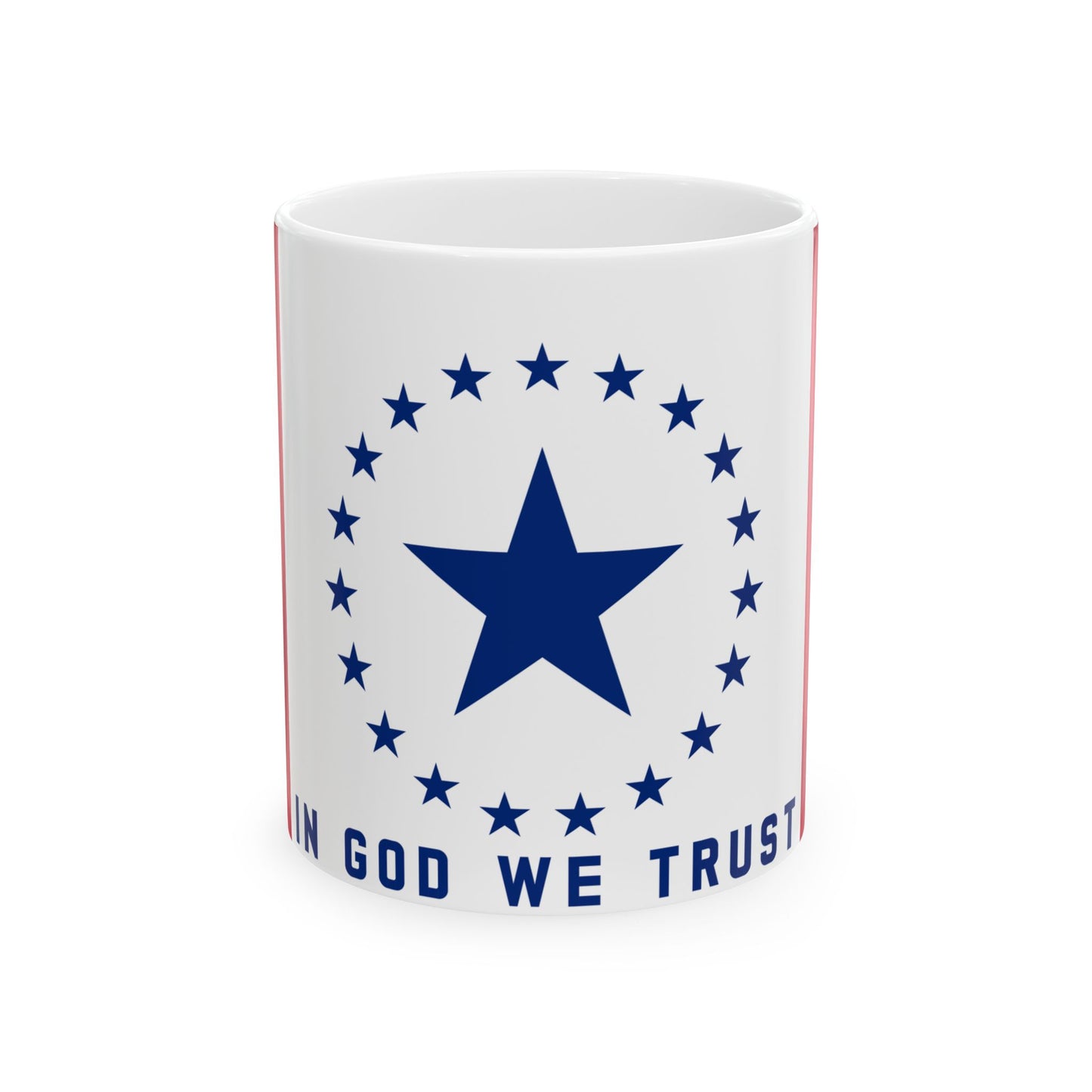 One Mississippi Flag (United States) White Coffee Mug-11oz-Go Mug Yourself