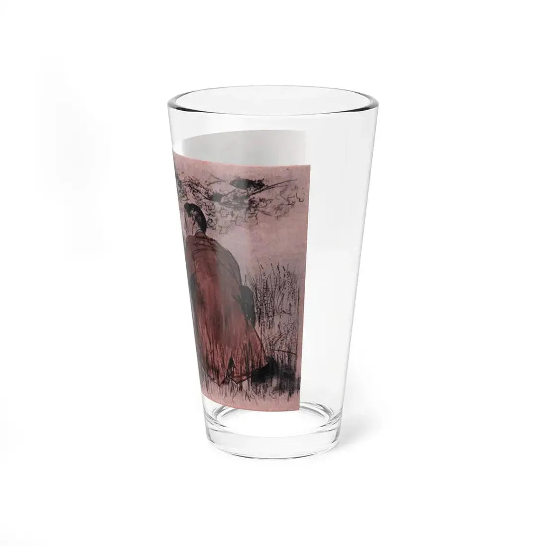 One Monday We Killed Them All (3), Cosmopolitan, November 1961 (Magazine Illustration) Pint Glass 16oz - Go Mug Yourself