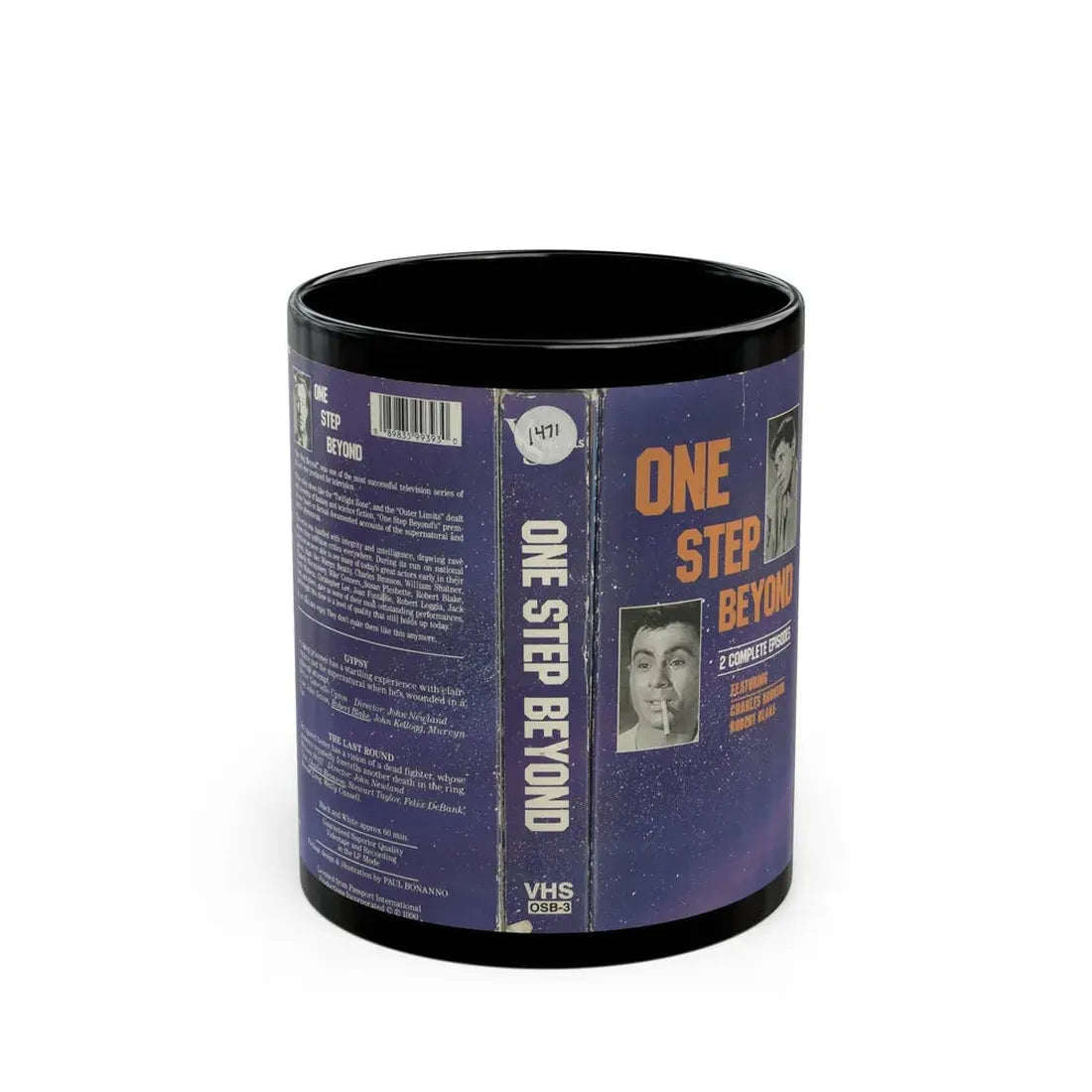 ONE STEP BEYOND (VHS COVER) - Black Coffee Mug 11oz - Go Mug Yourself