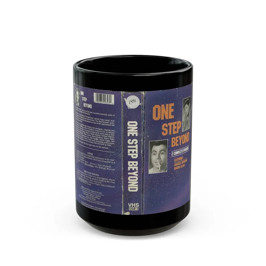 ONE STEP BEYOND (VHS COVER) - Black Coffee Mug 15oz - Go Mug Yourself