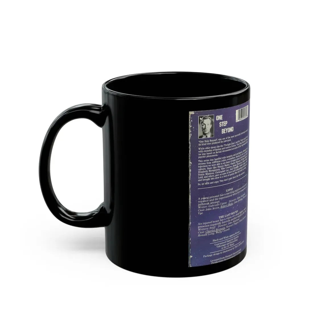 ONE STEP BEYOND (VHS COVER) - Black Coffee Mug - Go Mug Yourself