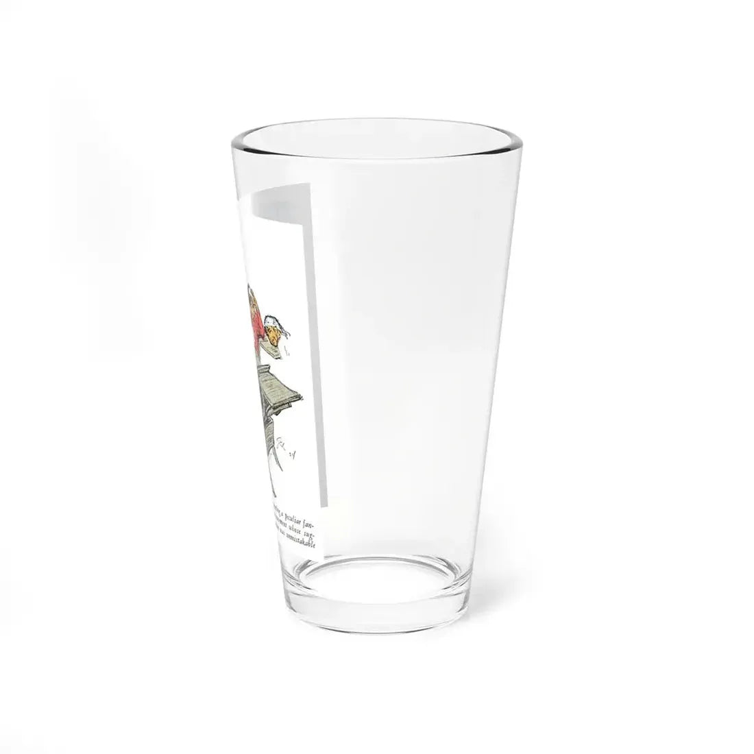 One Uses the Handkerchief (1), Woman's Home Companion, November 1924 (Magazine Illustration) Pint Glass 16oz - Go Mug Yourself
