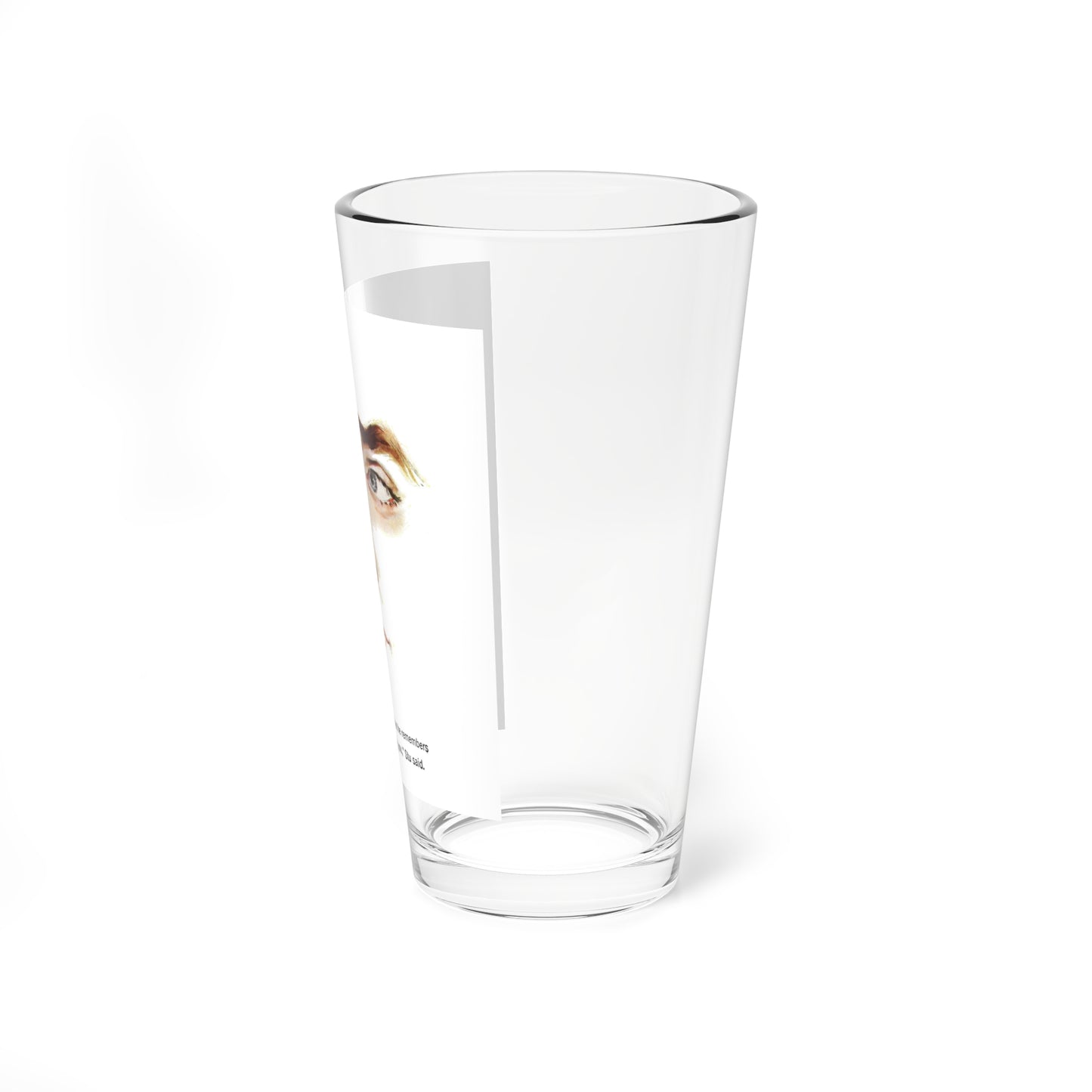One White Rose (2), Cosmopolitan, June 1955 (Magazine Illustration) Pint Glass 16oz-Go Mug Yourself