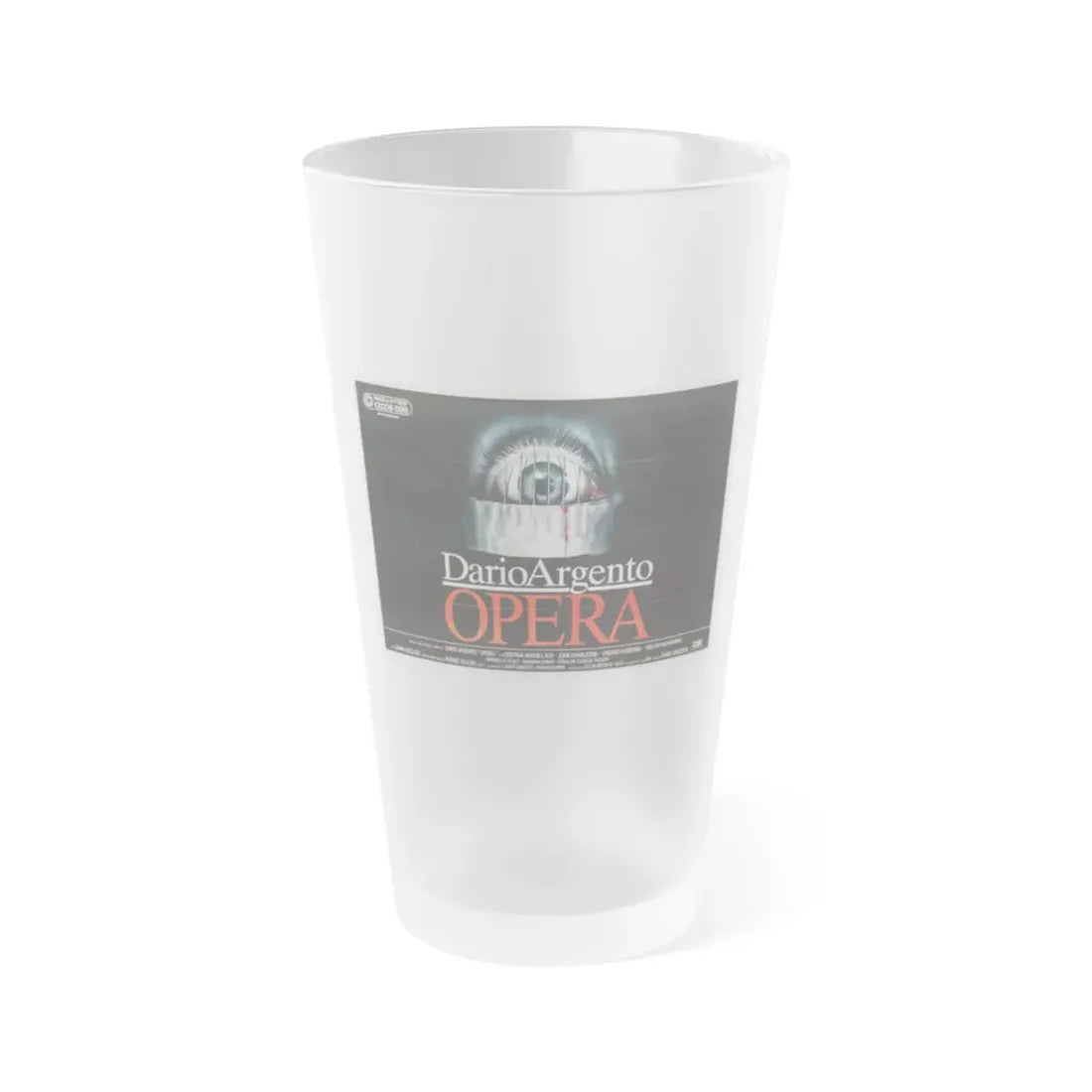 OPERA (2) 1987 Movie Poster - Frosted Pint Glass 16oz 16oz Frosted - Go Mug Yourself