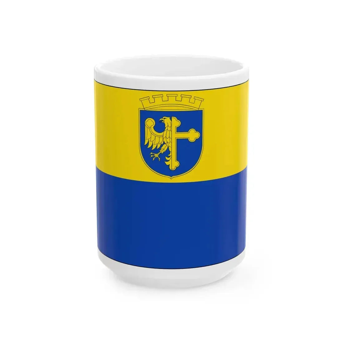 Opole choragiew (Poland) White Coffee Mug 15oz - Go Mug Yourself