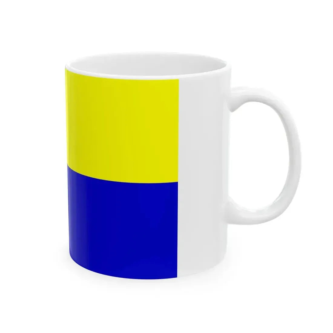 Opole flaga (Poland) White Coffee Mug - Go Mug Yourself