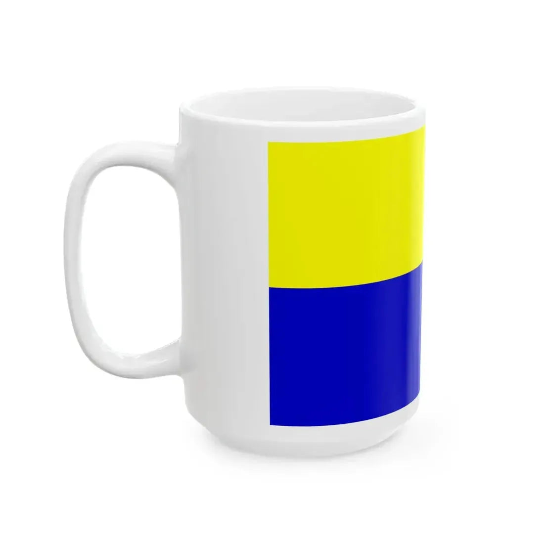 Opole flaga (Poland) White Coffee Mug - Go Mug Yourself