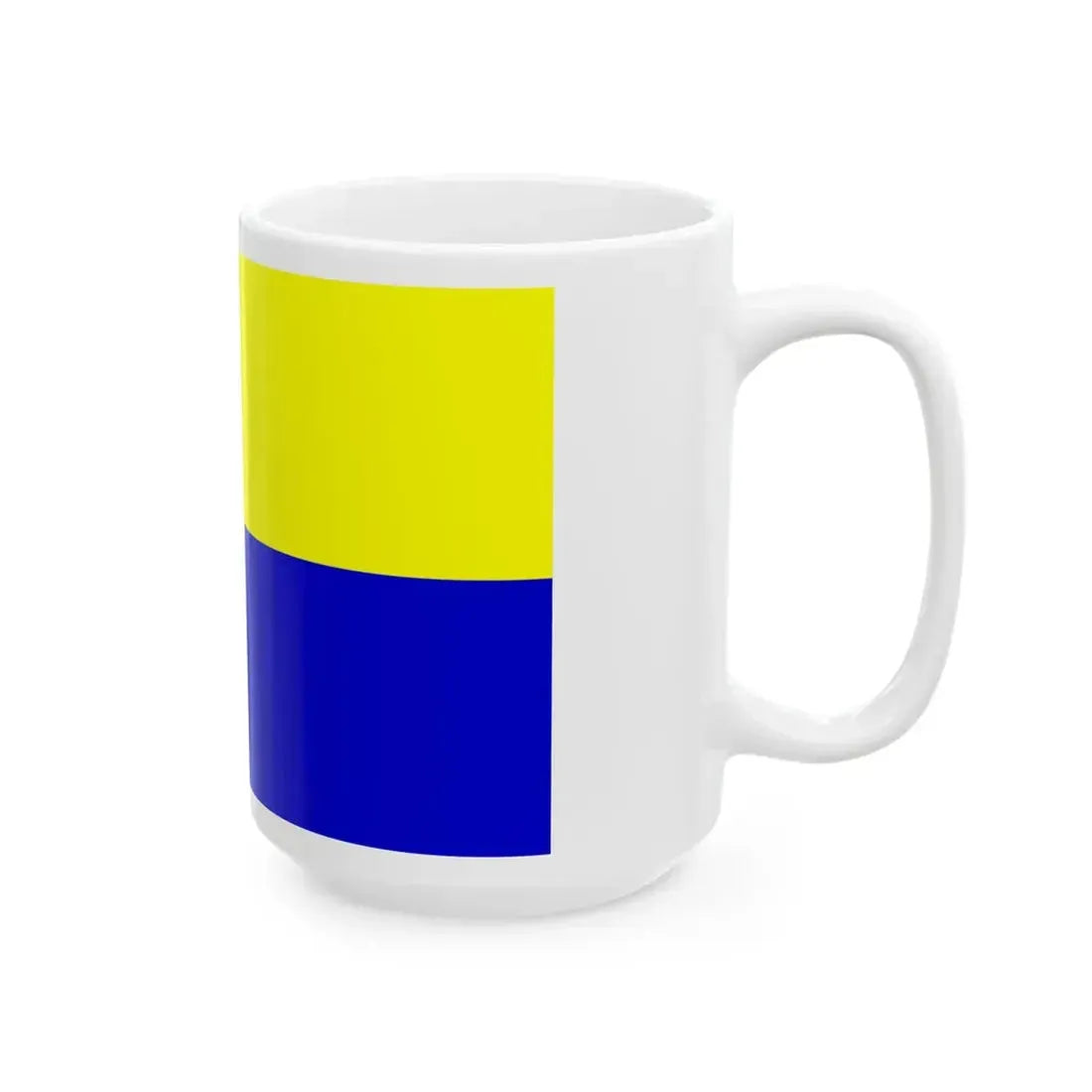 Opole flaga (Poland) White Coffee Mug - Go Mug Yourself