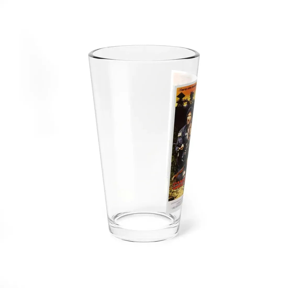 OPPOSING FORCE (HELL CAMP) 1986 Movie Poster - Pint Glass 16oz - Go Mug Yourself