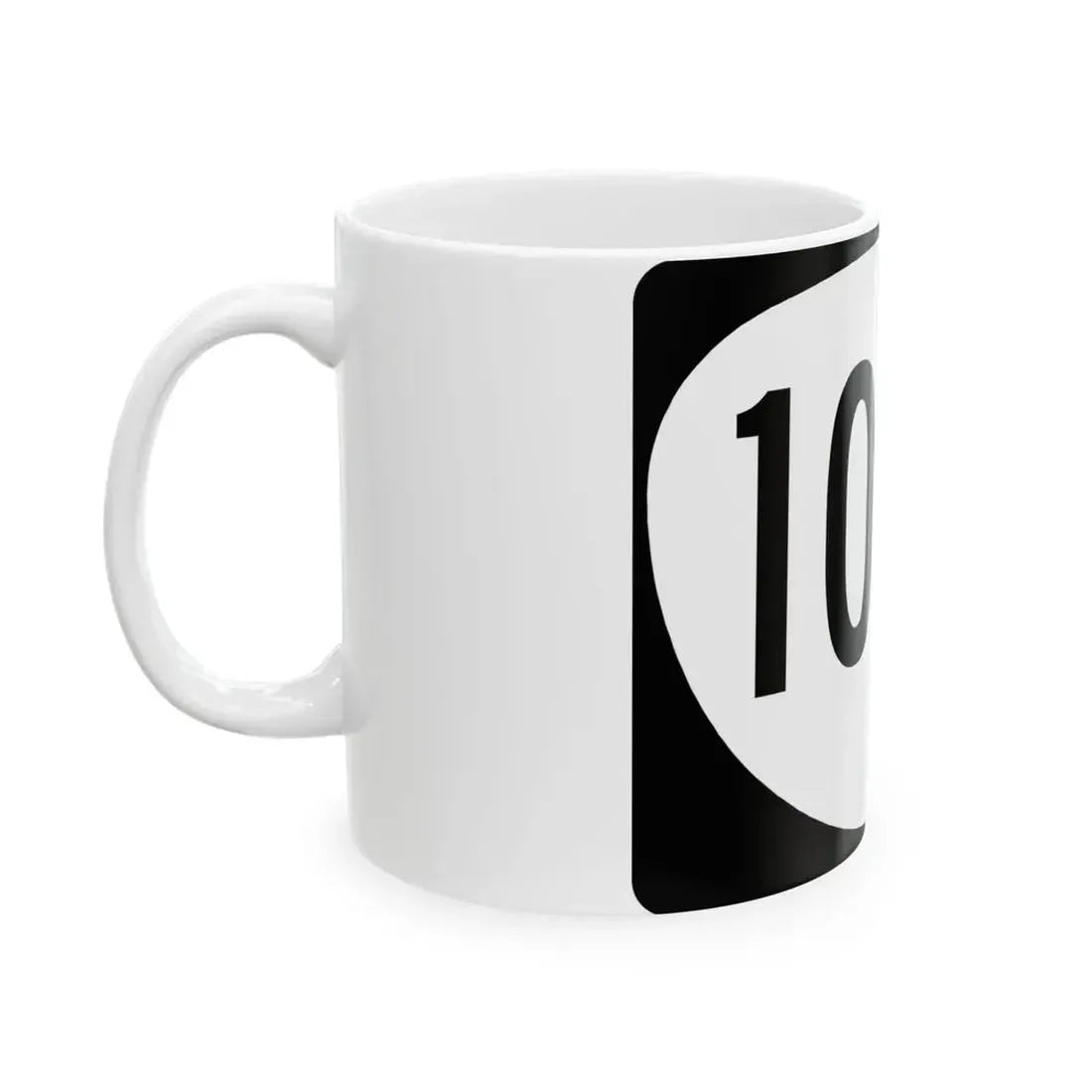 OR 104S (Oregon) (Road Sign) White Coffee Mug - Go Mug Yourself