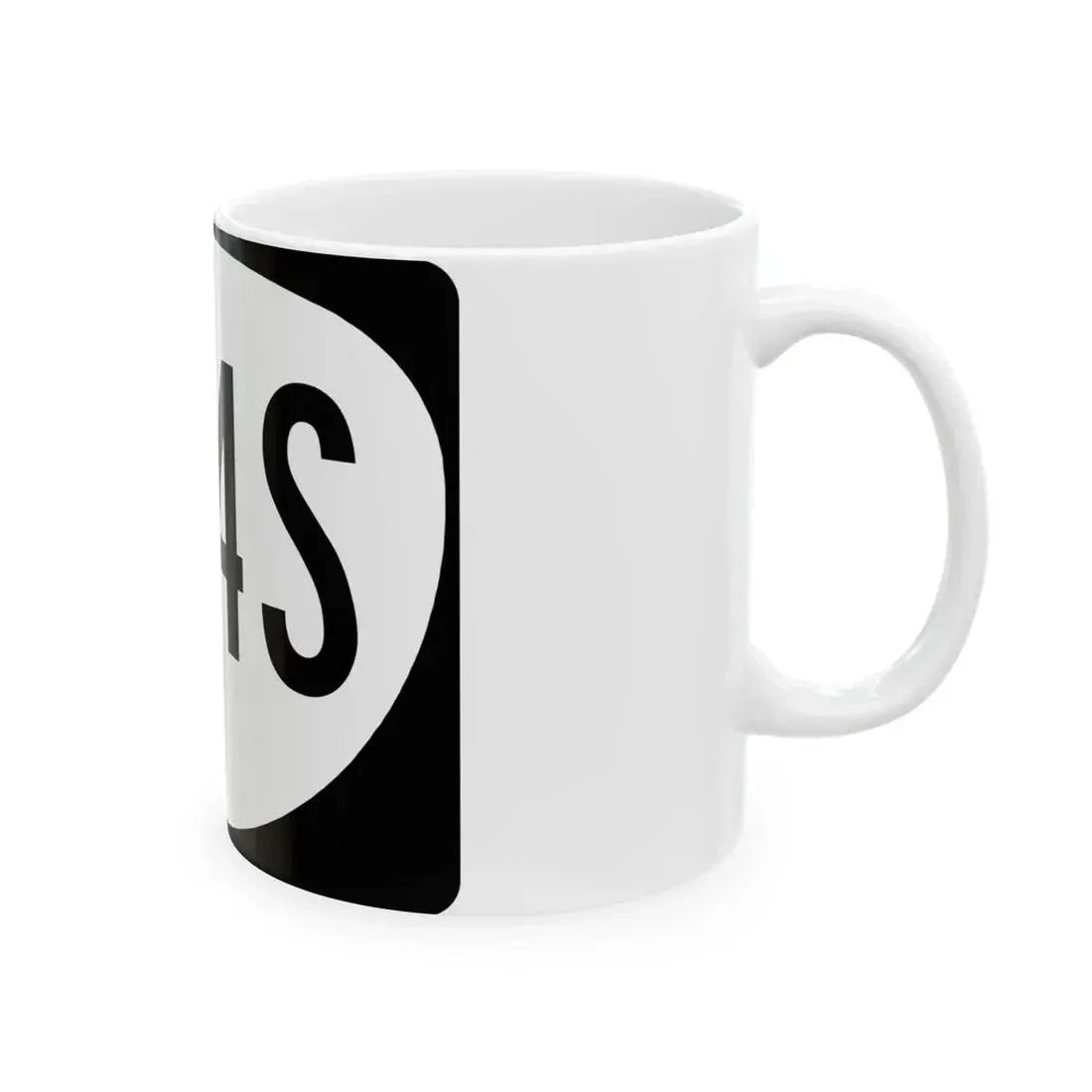 OR 104S (Oregon) (Road Sign) White Coffee Mug - Go Mug Yourself