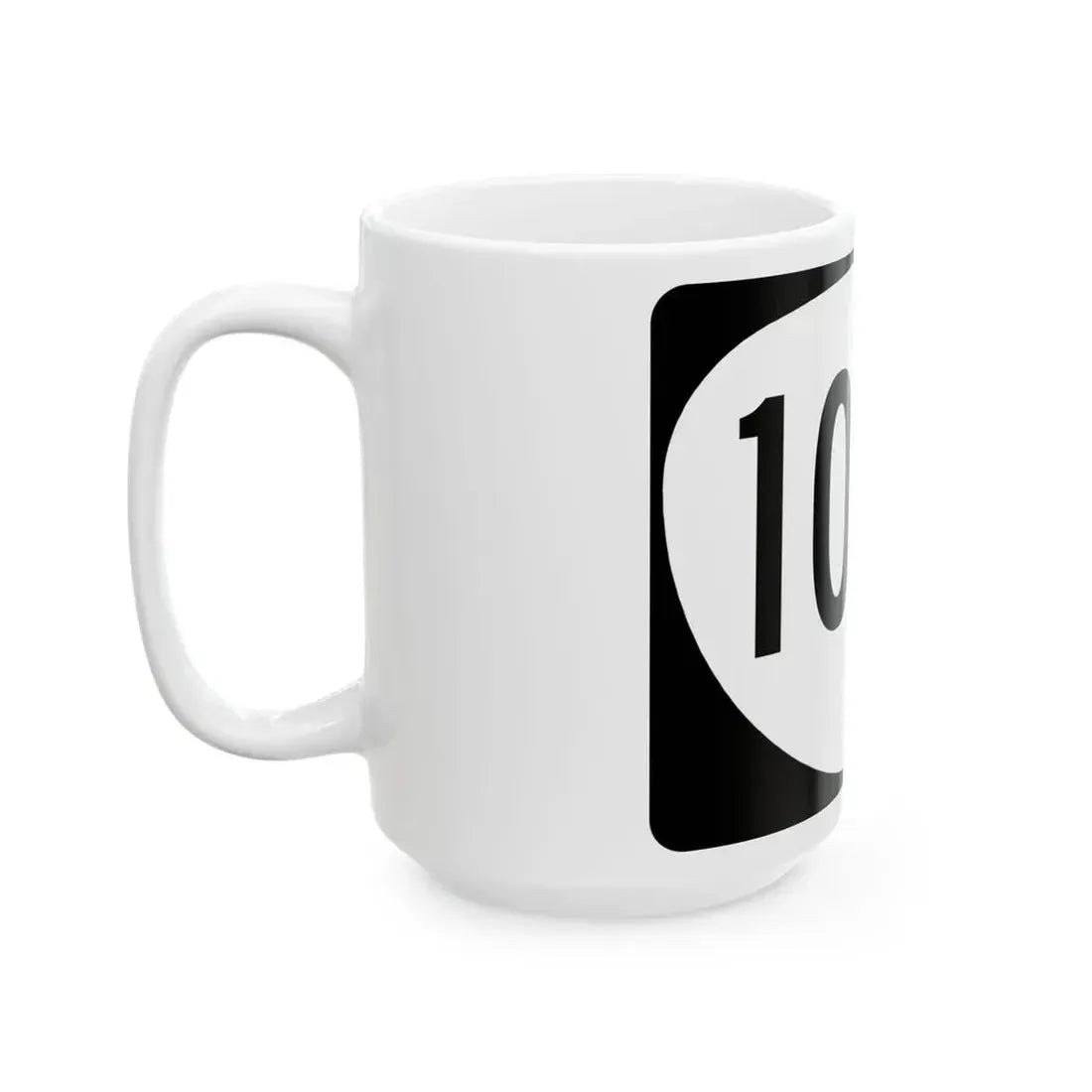 OR 104S (Oregon) (Road Sign) White Coffee Mug - Go Mug Yourself