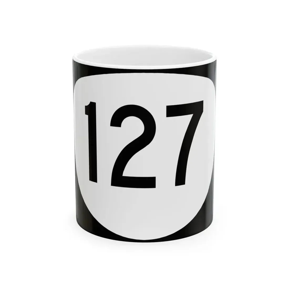 OR 127 (Oregon) (Road Sign) White Coffee Mug 11oz - Go Mug Yourself
