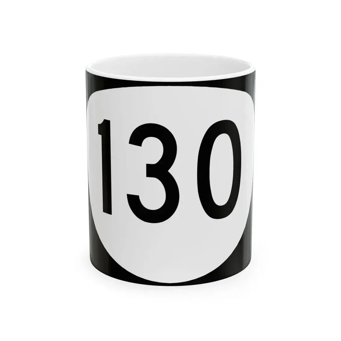 OR 130 (Oregon) (Road Sign) White Coffee Mug 11oz - Go Mug Yourself