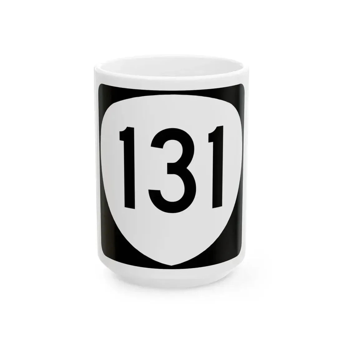 OR 131 (Oregon) (Road Sign) White Coffee Mug 15oz - Go Mug Yourself