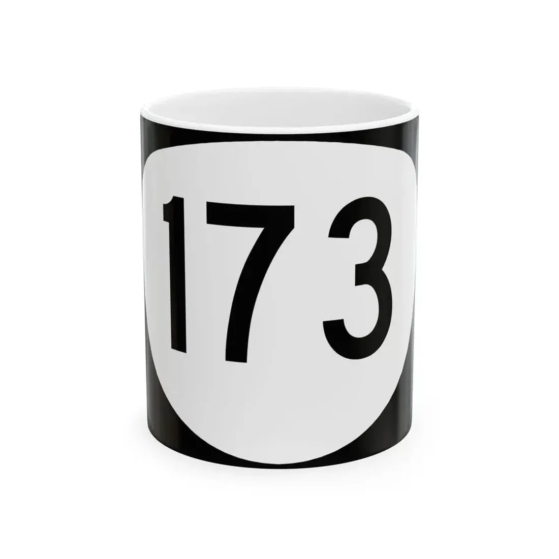 OR 173 (Oregon) (Road Sign) White Coffee Mug 11oz - Go Mug Yourself