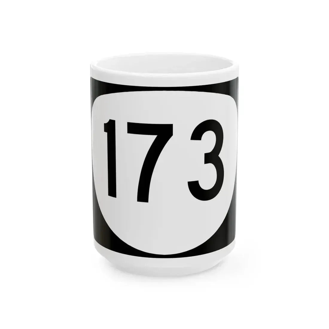 OR 173 (Oregon) (Road Sign) White Coffee Mug 15oz - Go Mug Yourself