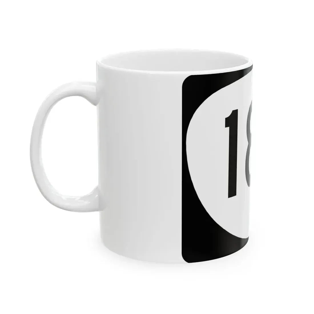 OR 182 (Oregon) (Road Sign) White Coffee Mug - Go Mug Yourself