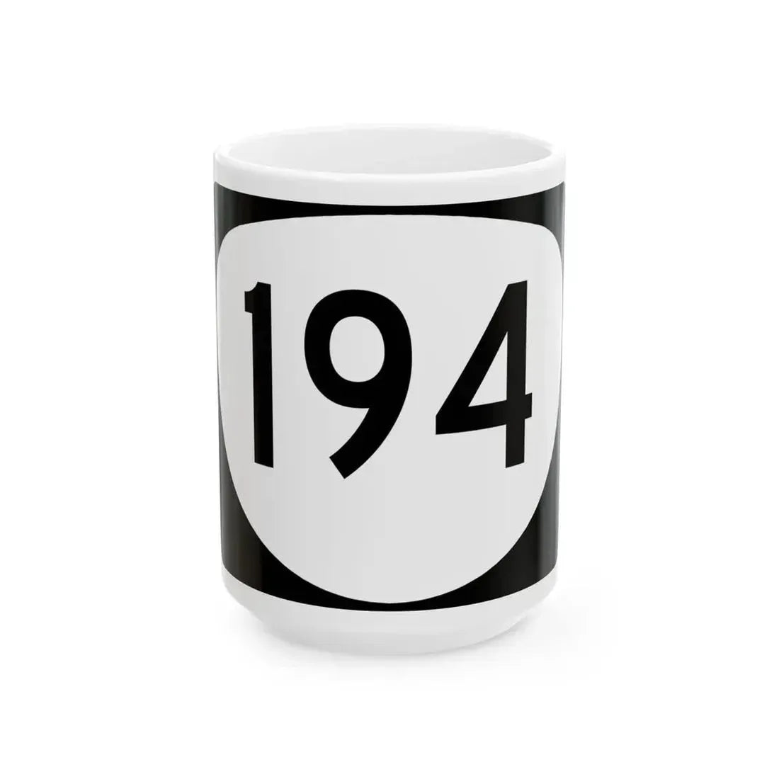 OR 194 (Oregon) (Road Sign) White Coffee Mug 15oz - Go Mug Yourself