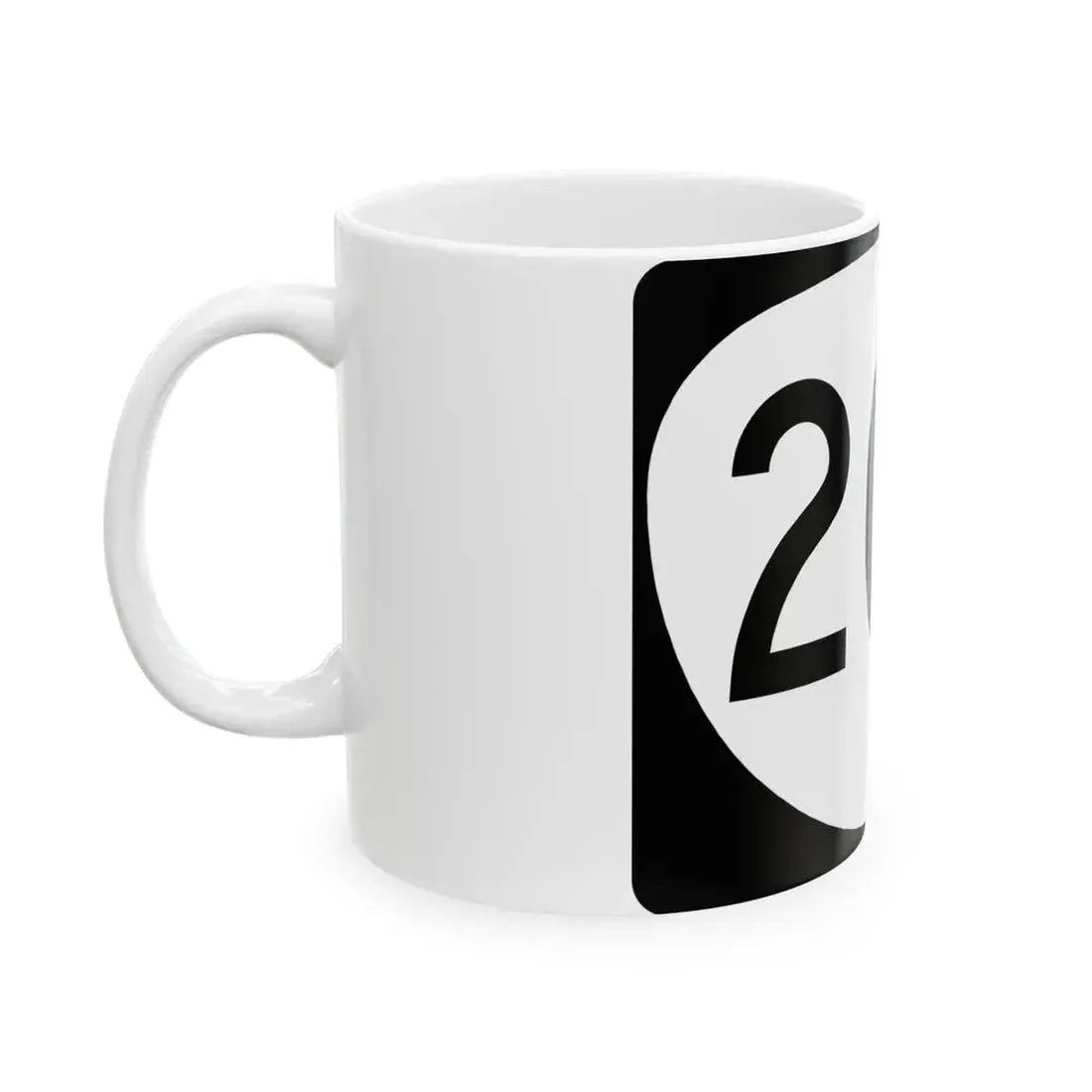 OR 202 (Oregon) (Road Sign) White Coffee Mug - Go Mug Yourself