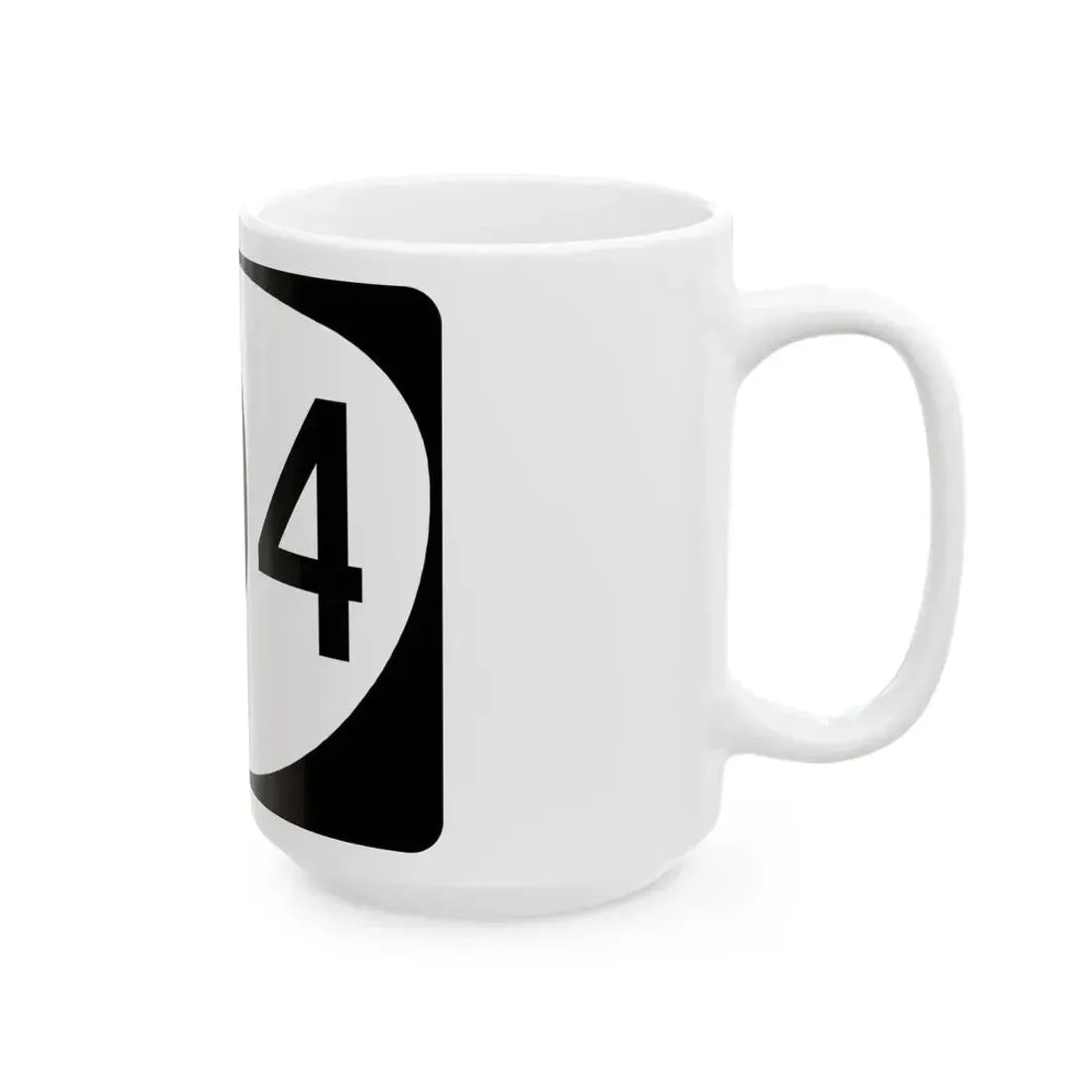 OR 204 (Oregon) (Road Sign) White Coffee Mug - Go Mug Yourself