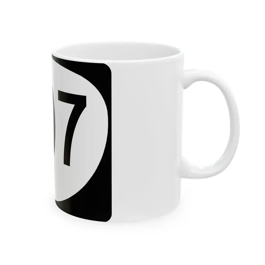 OR 207 (Oregon) (Road Sign) White Coffee Mug - Go Mug Yourself