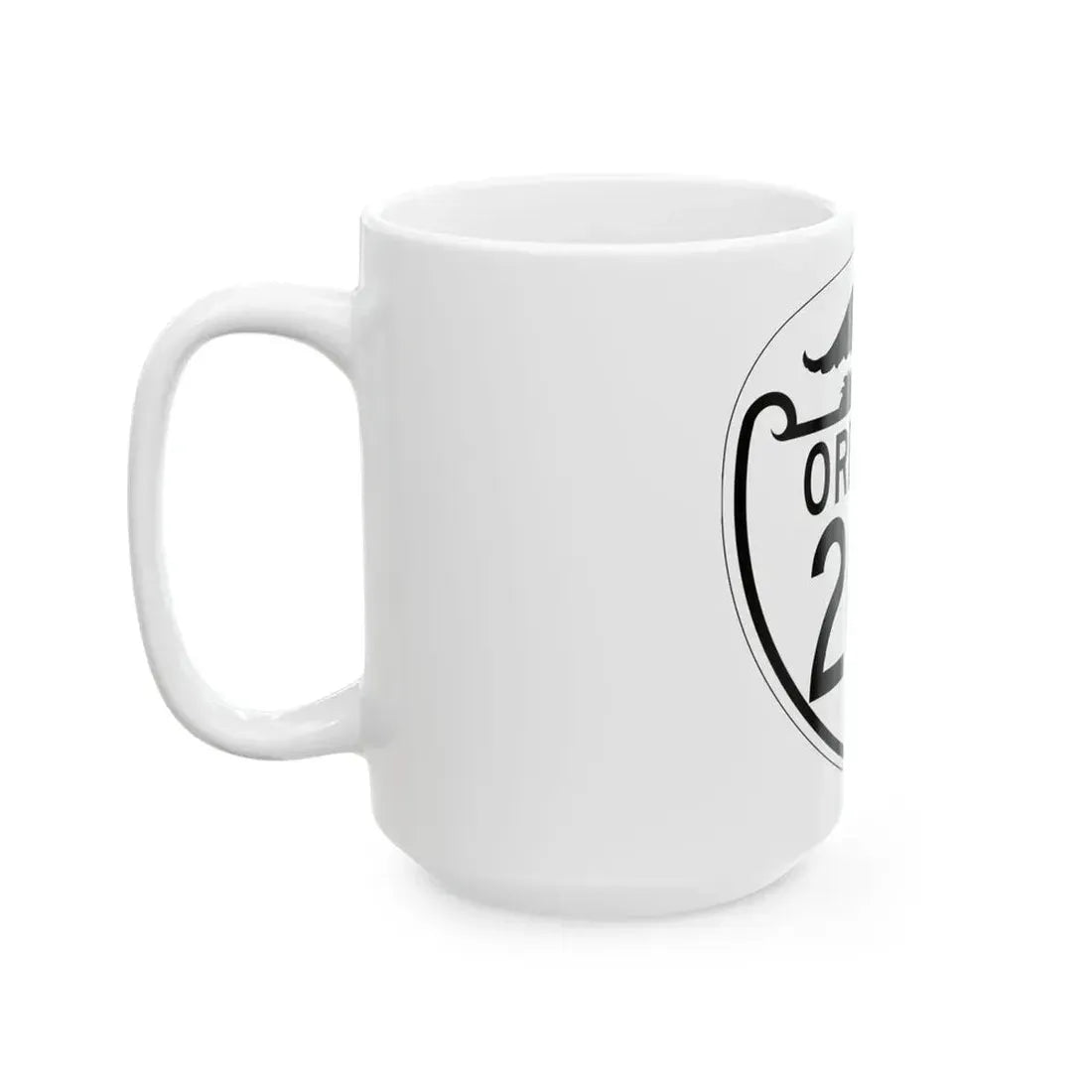 OR 209 1948 (Oregon) (Road Sign) White Coffee Mug - Go Mug Yourself