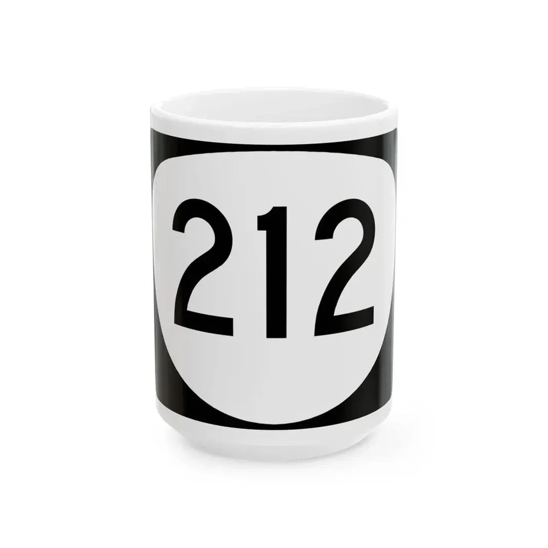OR 212 (Oregon) (Road Sign) White Coffee Mug 15oz - Go Mug Yourself