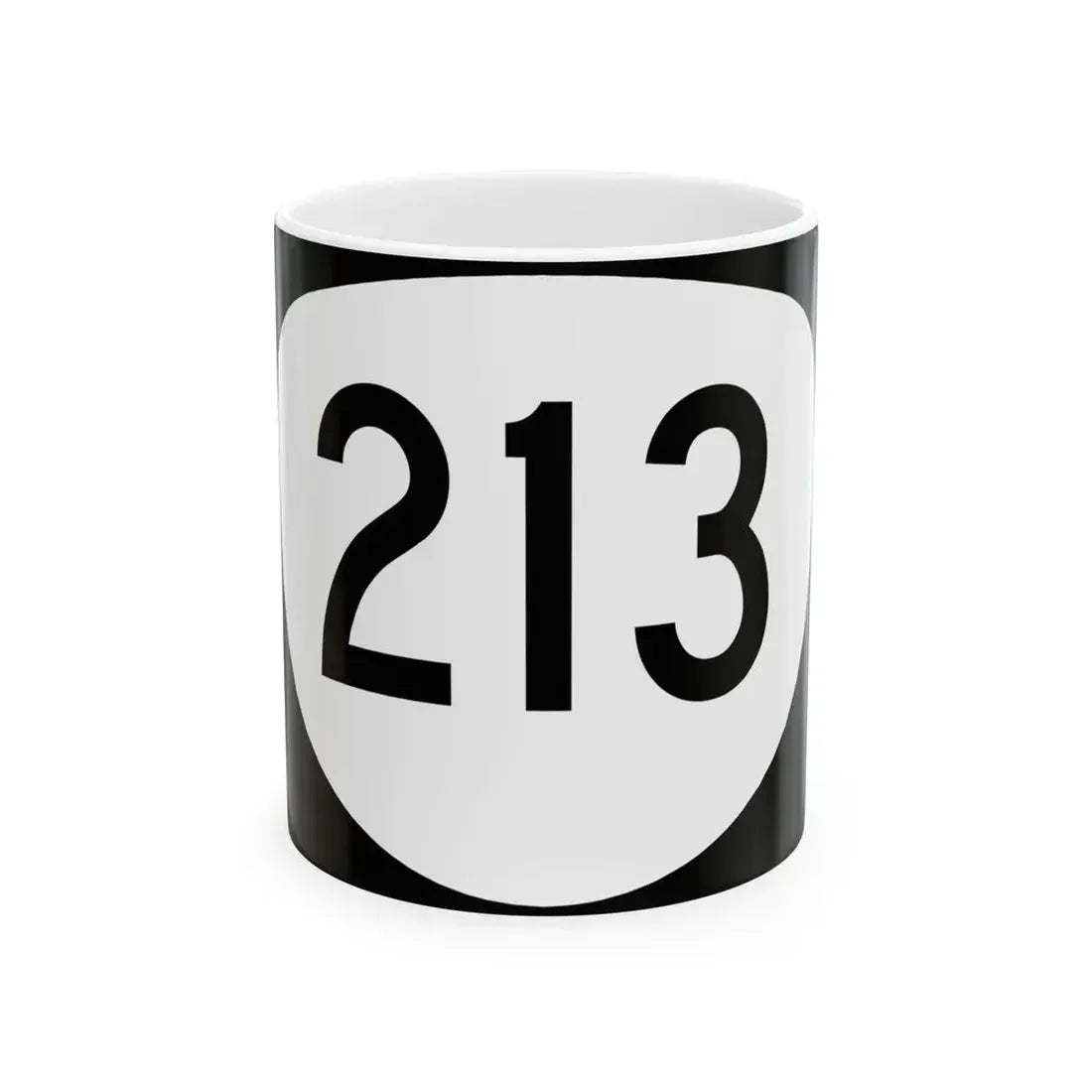OR 213 (Oregon) (Road Sign) White Coffee Mug 11oz - Go Mug Yourself