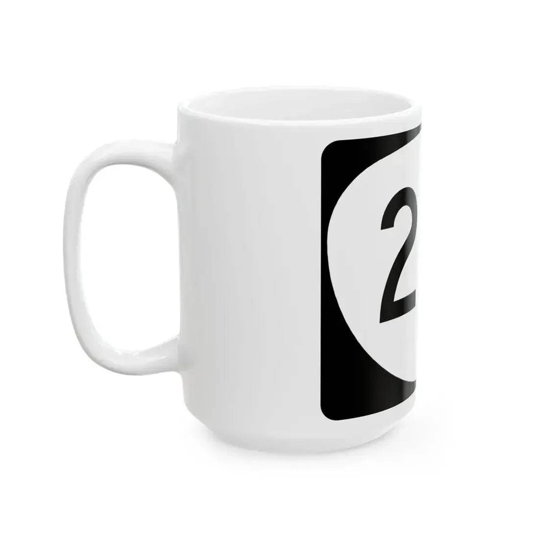 OR 214 (Oregon) (Road Sign) White Coffee Mug - Go Mug Yourself