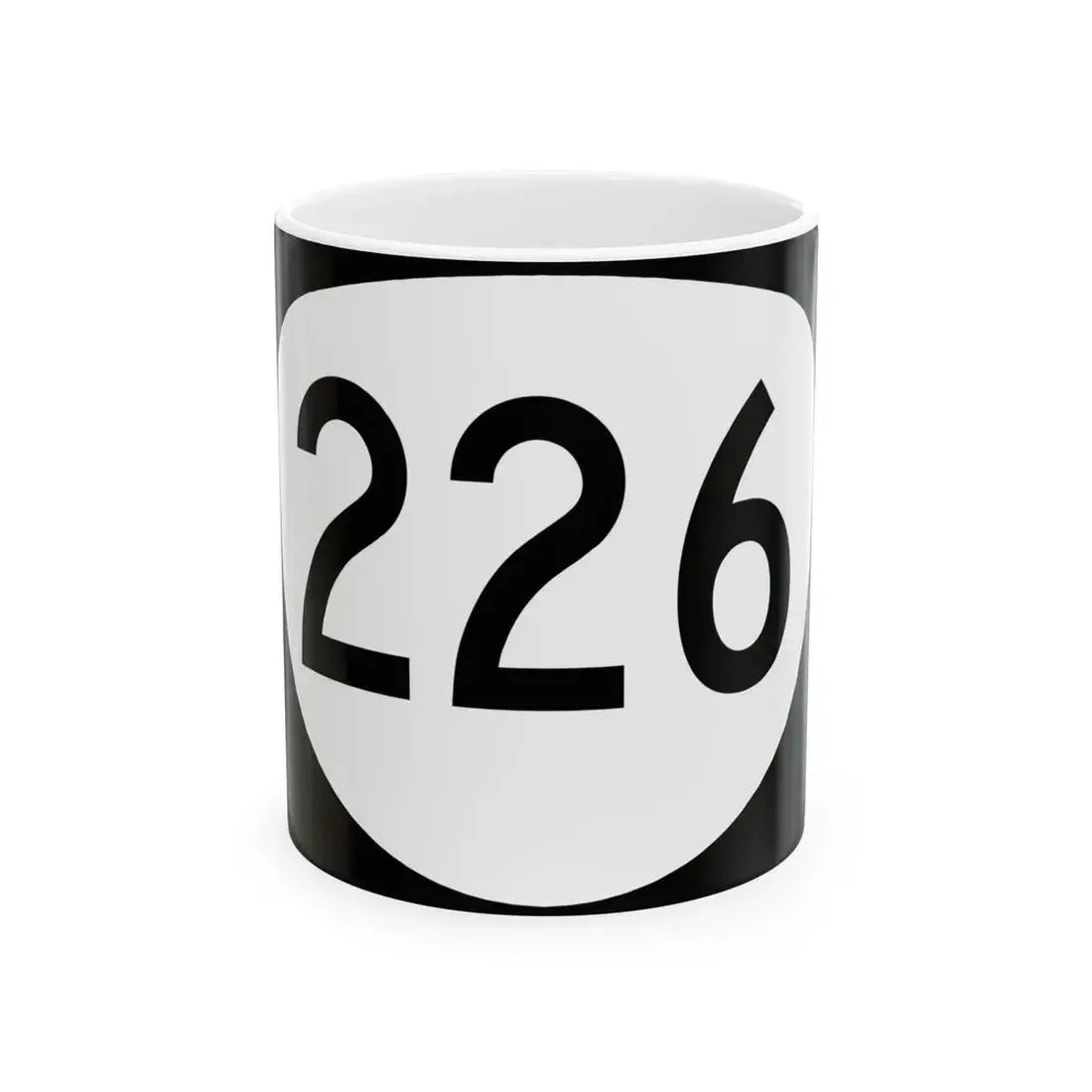 OR 226 (Oregon) (Road Sign) White Coffee Mug 11oz - Go Mug Yourself