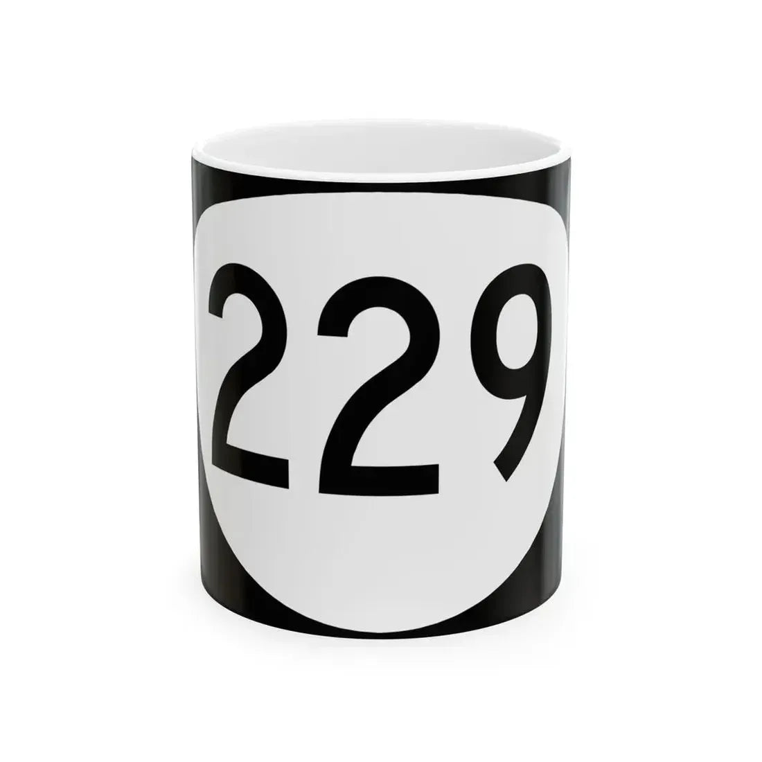 OR 229 (Oregon) (Road Sign) White Coffee Mug 11oz - Go Mug Yourself