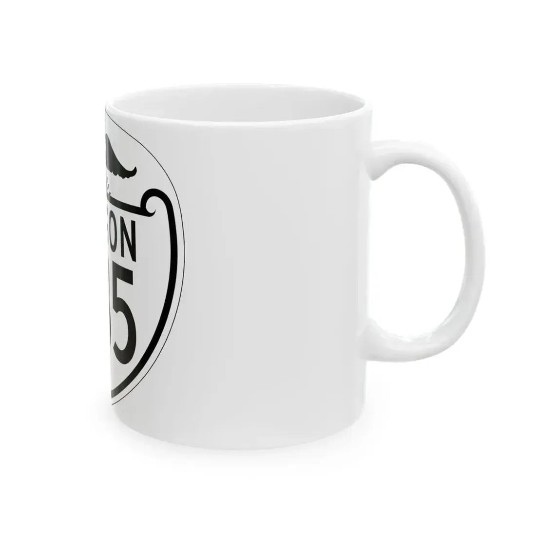 OR 235 1948 (Oregon) (Road Sign) White Coffee Mug - Go Mug Yourself
