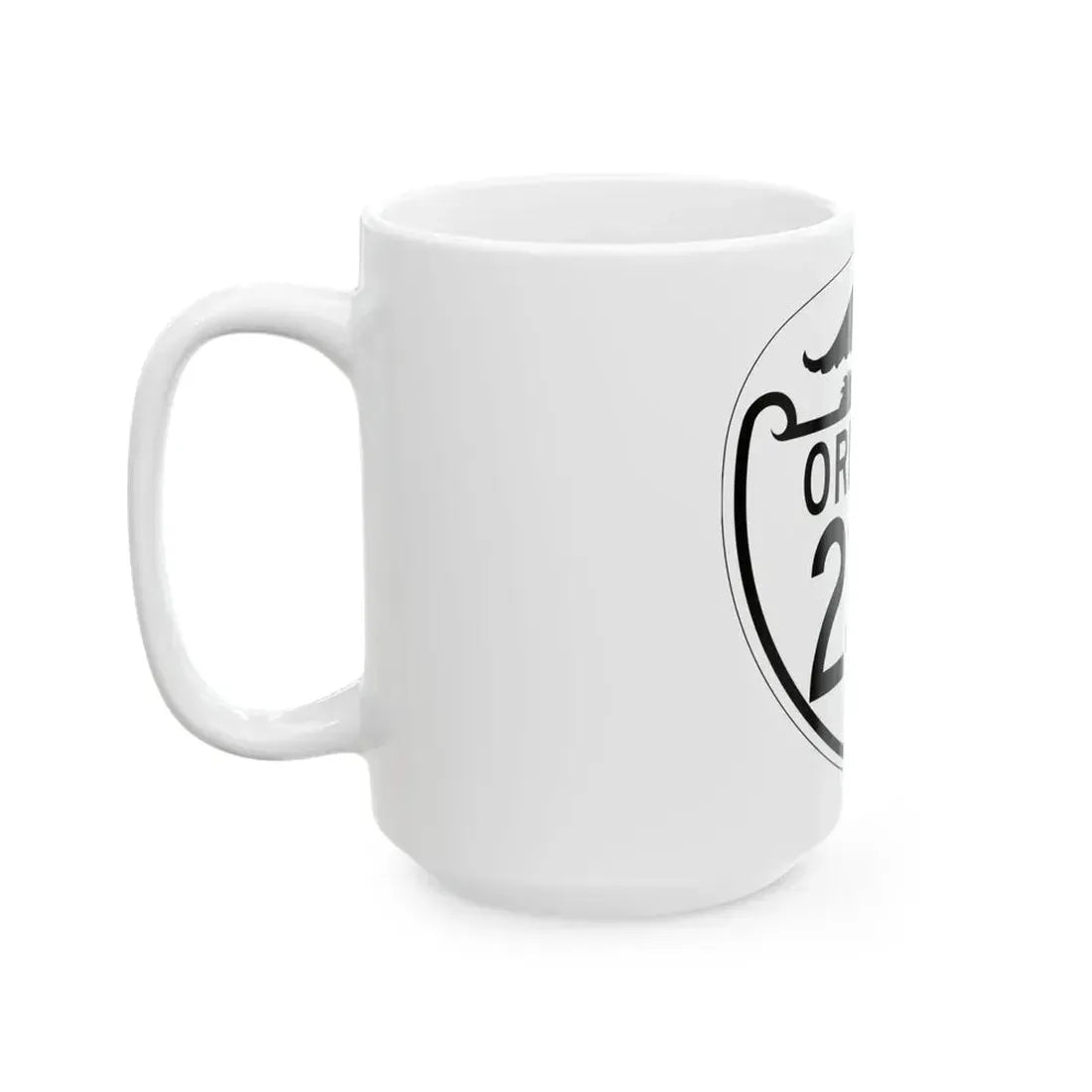 OR 236 1948 (Oregon) (Road Sign) White Coffee Mug - Go Mug Yourself