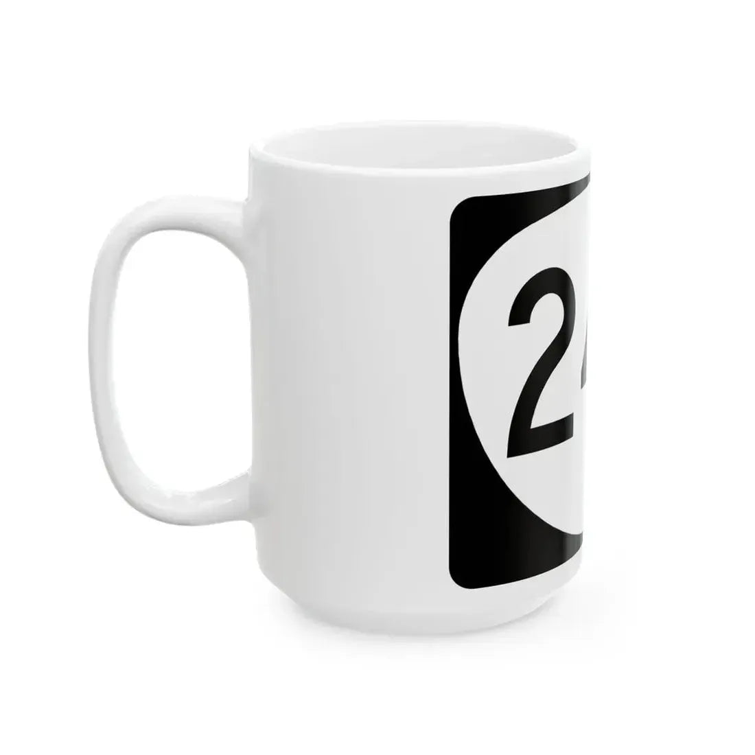 OR 244 (Oregon) (Road Sign) White Coffee Mug - Go Mug Yourself