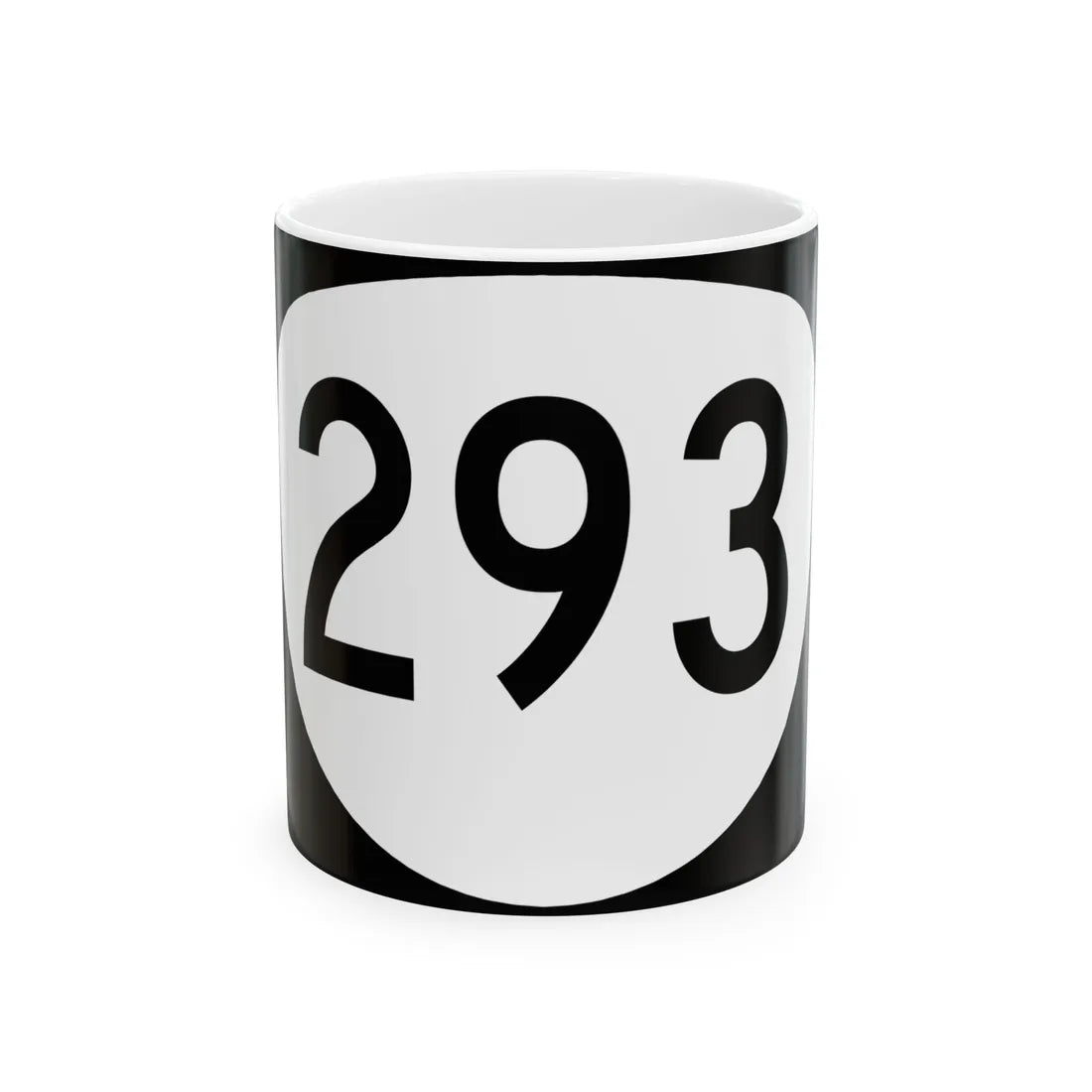 OR 293 (Oregon) (Road Sign) White Coffee Mug 11oz - Go Mug Yourself