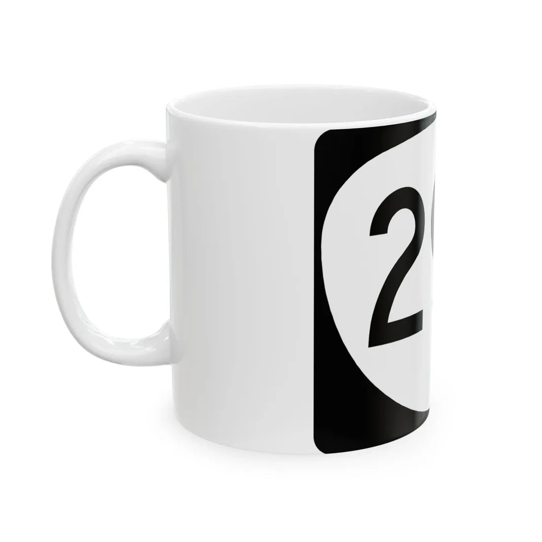 OR 293 (Oregon) (Road Sign) White Coffee Mug - Go Mug Yourself