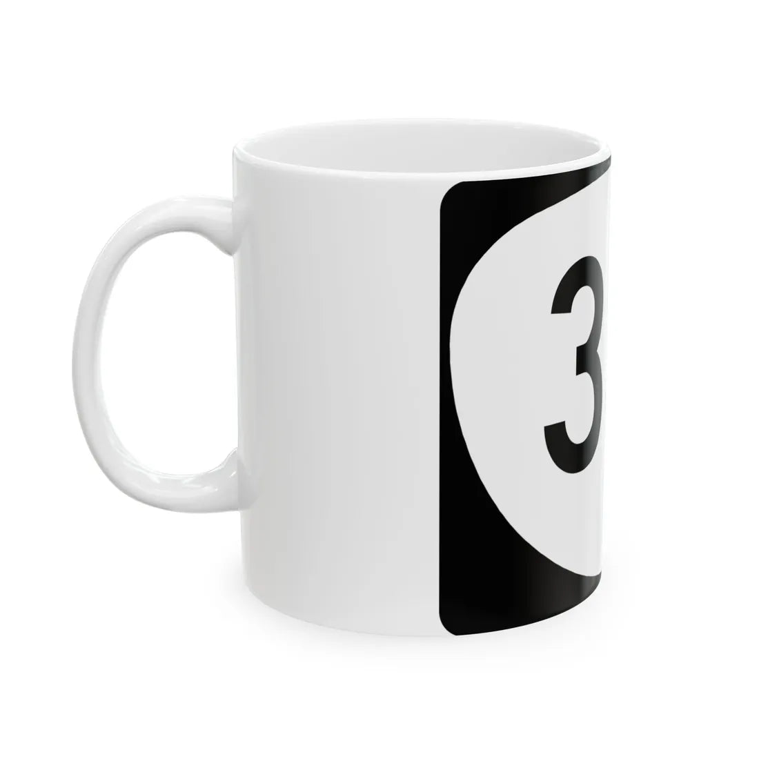 OR 331 (Oregon) (Road Sign) White Coffee Mug - Go Mug Yourself