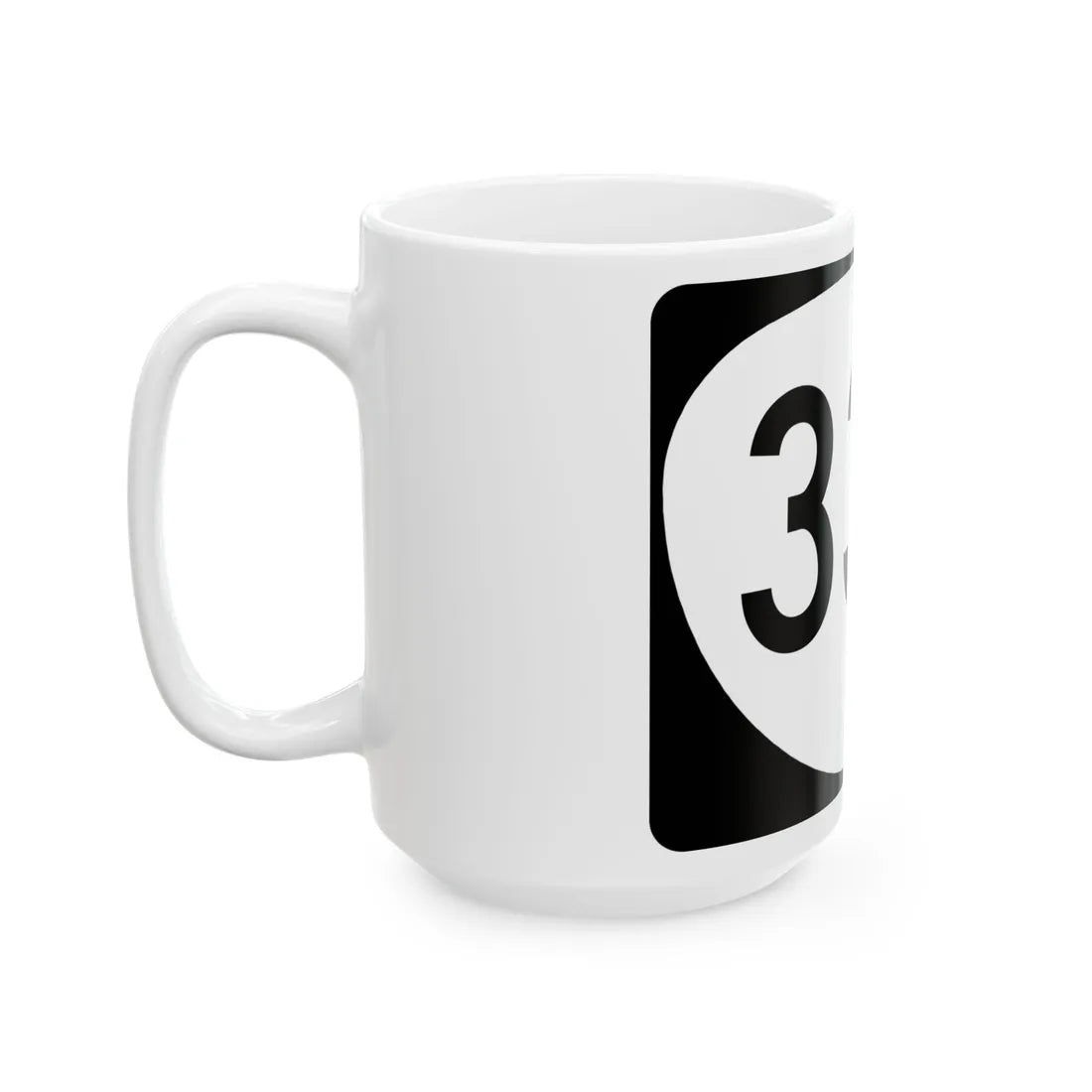 OR 334 (Oregon) (Road Sign) White Coffee Mug - Go Mug Yourself