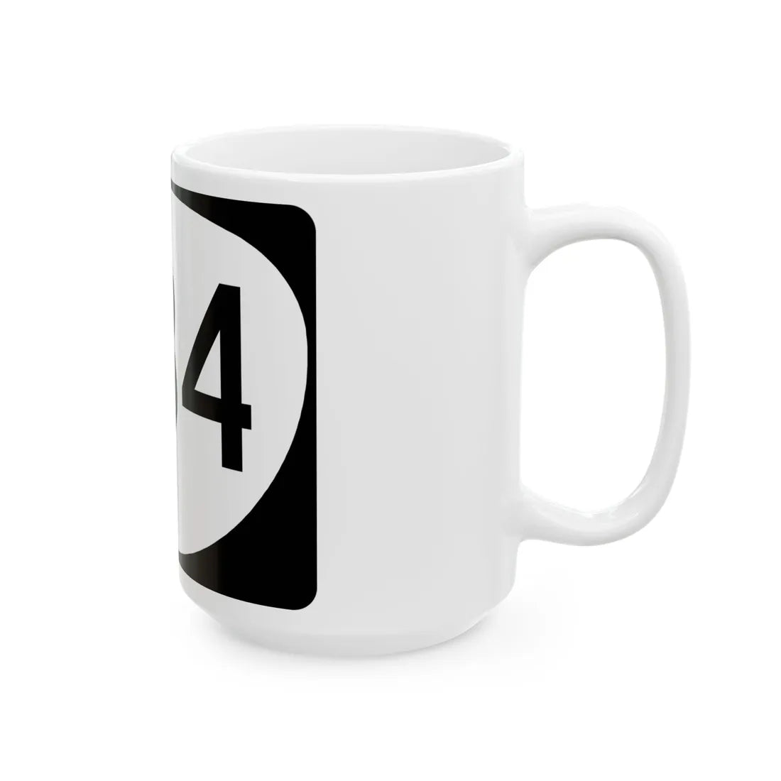 OR 334 (Oregon) (Road Sign) White Coffee Mug - Go Mug Yourself