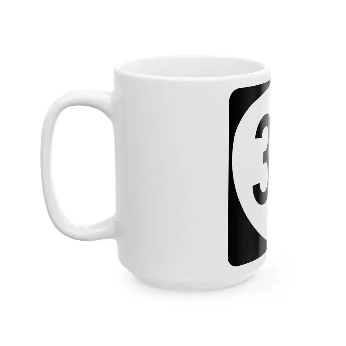OR 34 (Oregon) (Road Sign) White Coffee Mug - Go Mug Yourself
