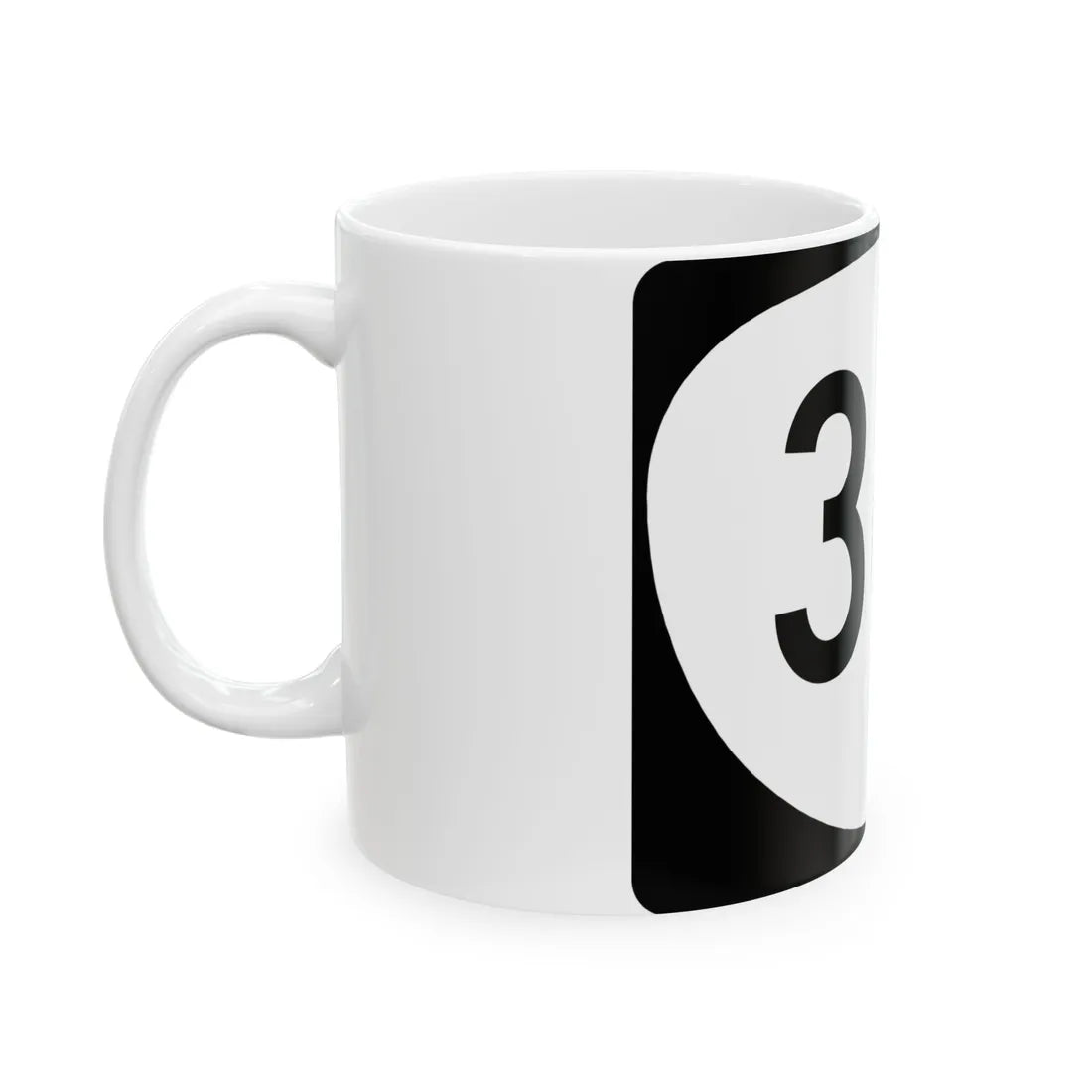 OR 361 (Oregon) (Road Sign) White Coffee Mug - Go Mug Yourself