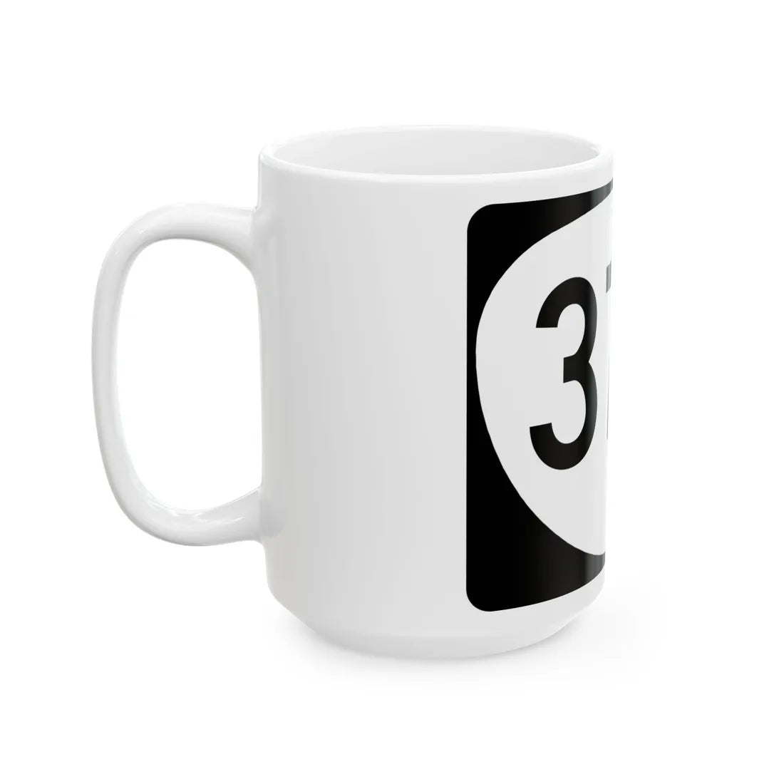 OR 370 (Oregon) (Road Sign) White Coffee Mug - Go Mug Yourself
